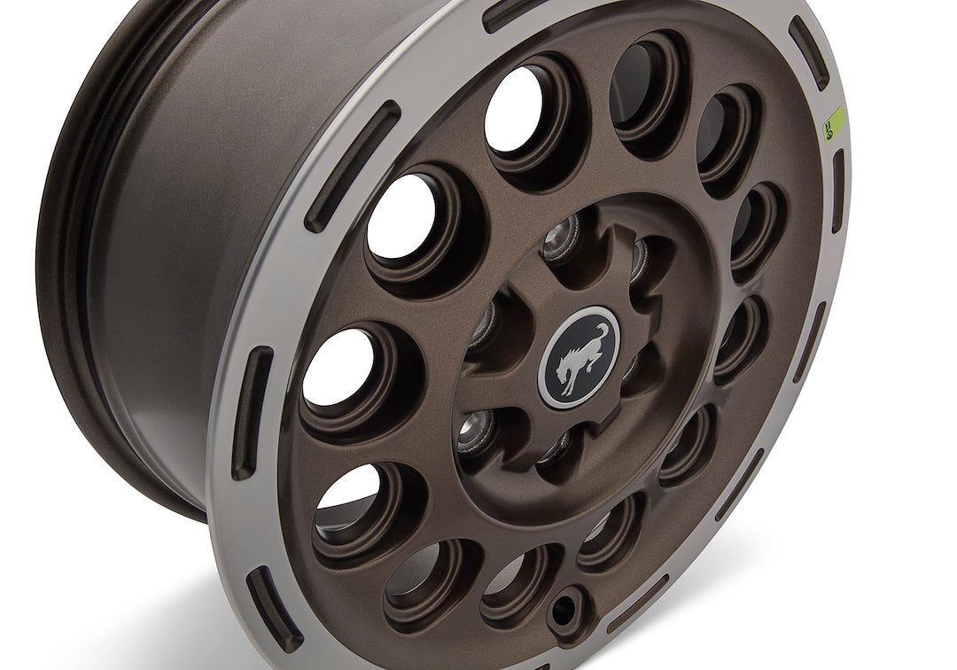Ford Sinister Bronze With Machined Face Wheel M-1007-P1780Brown - Bronco 17 X8.0 Single Kit M-1007-P1780BRN
