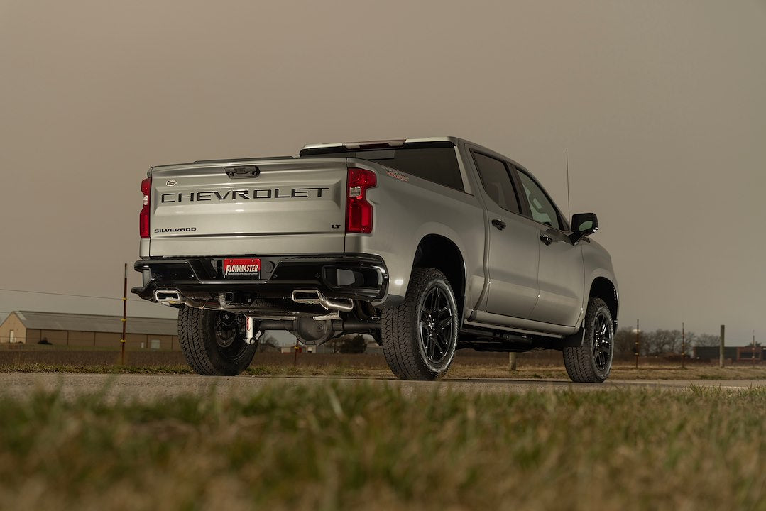 Flowmaster Limited Lifetime Warranty Exhaust System Kit 718207 - 24-25 GM 1500 6.2L Ffx CB Dual