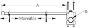 SEA DOG Made In USA Flagpole 327122-1 - SS Rail Mount 17
