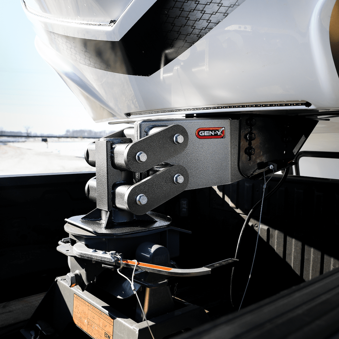 GEN-Y Hitch Eliminates Shock Transfer Fifth Wheel Trailer Hitch Pin Box GH-8071 - Executive Torsion-Flex Rhino