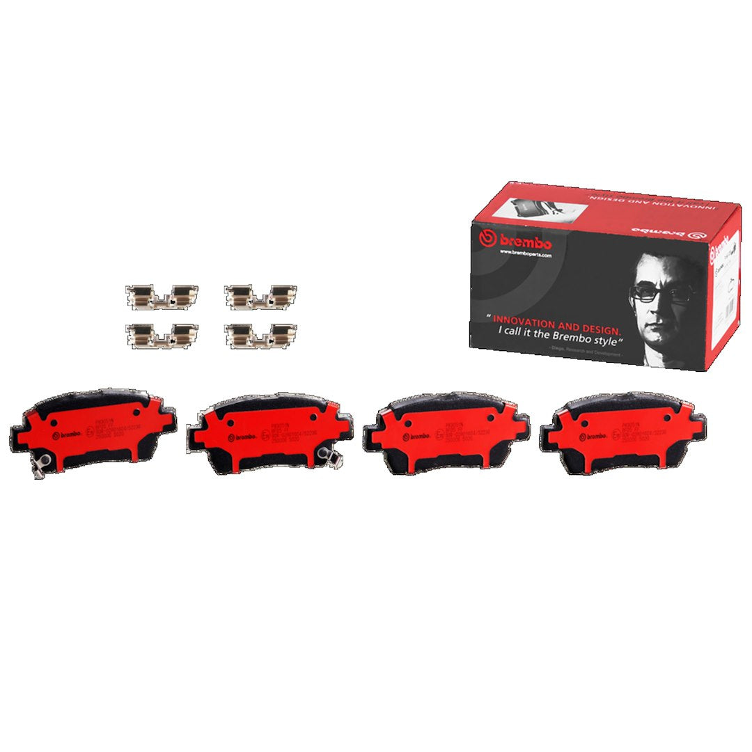 Brembo Premium Low-Met OE Equivalent Pad Brake Pad P83051N - Disc Set