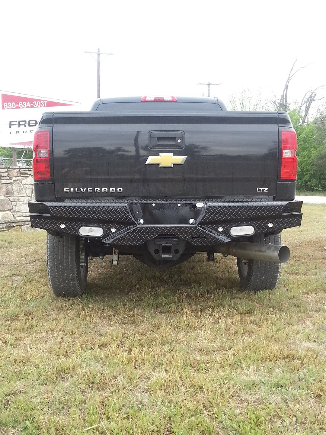 Frontier TRU Accommodates Vehicle Backup Sensors Bumper 100-20-7013 - Diamond Back Chevy GMC