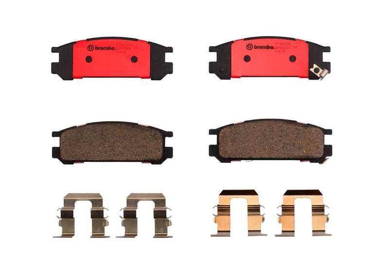 Brembo Premium Low-Met OE Equivalent Pad Brake Pad P78005N - Disc Set
