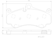 Brembo Premium Low-Met OE Equivalent Pad Brake Pad P65032N - Disc Set