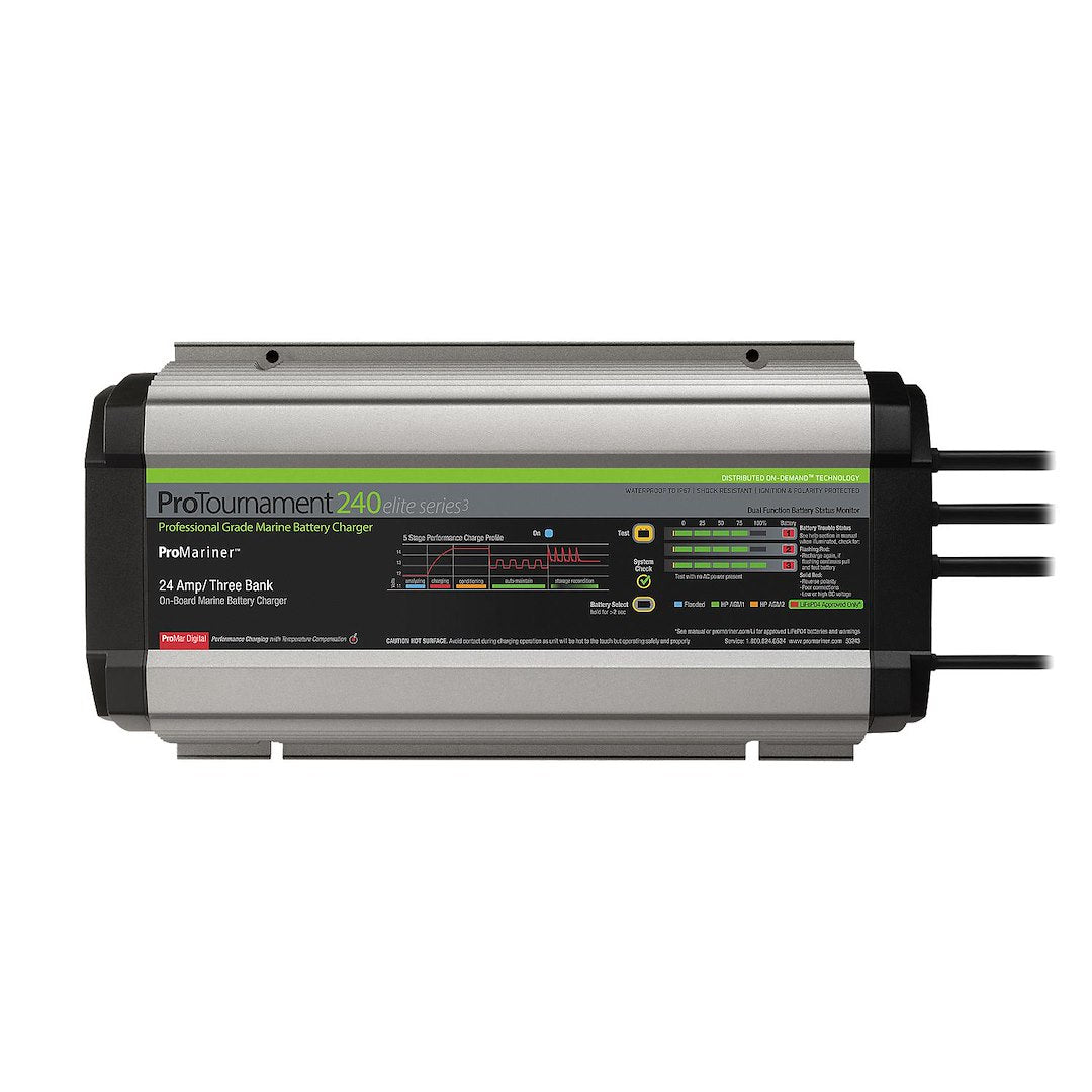 PRO Mariner Easy Installation Battery Charger 53243 - Protournament Elite Gen 240 Tripl