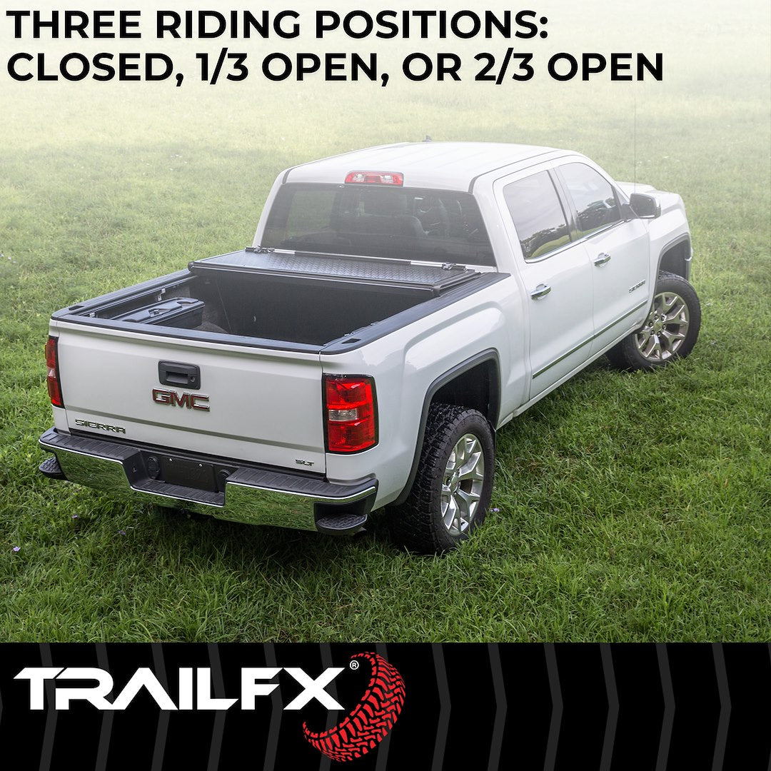 Trailfx Lockable Using Tailgate Handle Lock Tonneau Cover TFX3532 - Standard BI-Fold Ranger