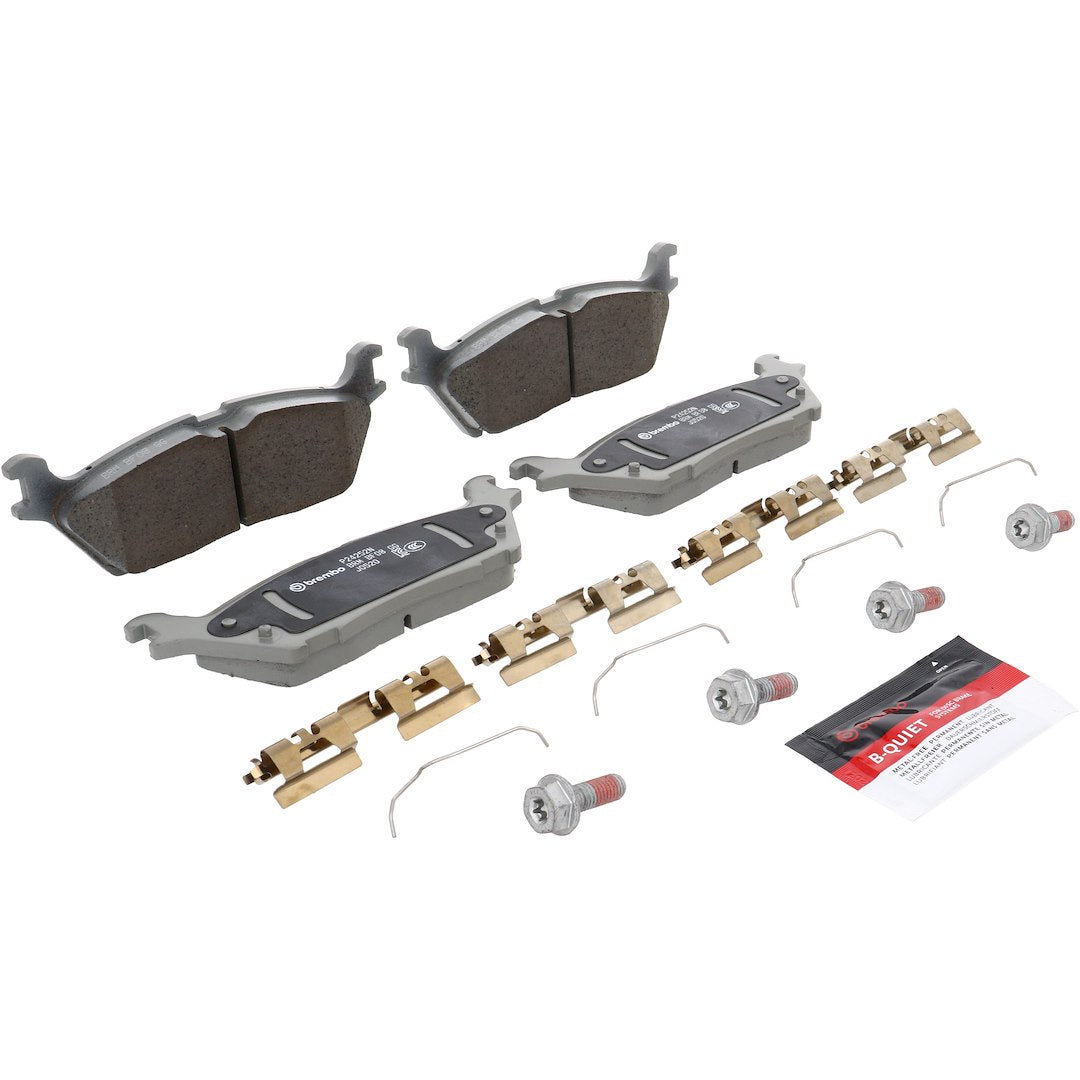 Brembo Ensures Comfort And Brembo Quality Brake Pad P24252N - Discbrakepadset Naoceramic