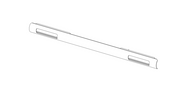 Public Safty Easy And No-Drill Installation Bumper Push Bar Top Channel Cover 2L72-M1B - LR Mask