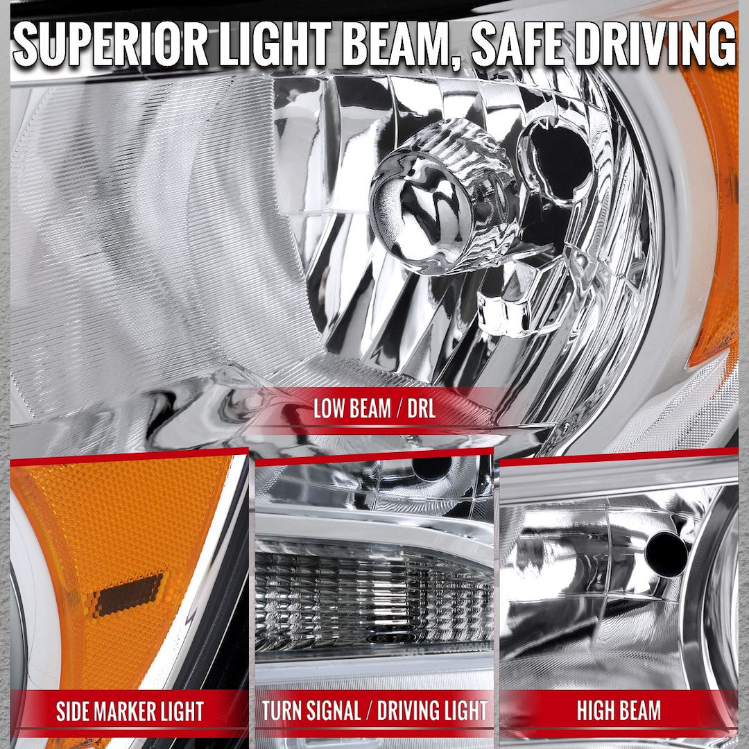 Spec-D Tunin 2LH-COL15-RS Headlight Assembly