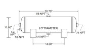 Firestone 9246 Manufactured to sae J10 specifications - Black Air Accessories