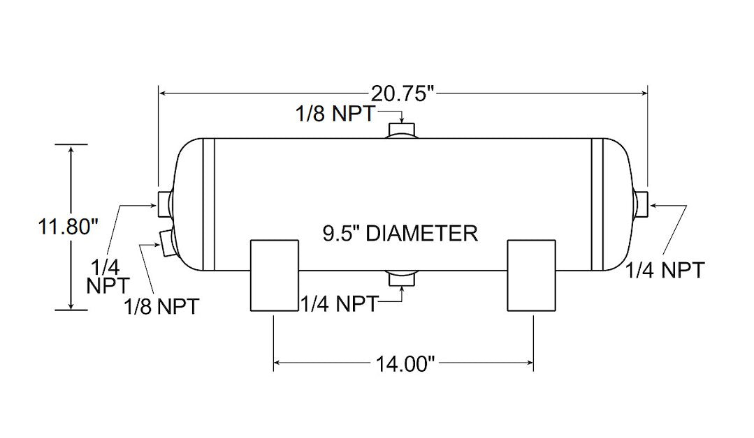 Firestone 9246 Manufactured to sae J10 specifications - Black Air Accessories