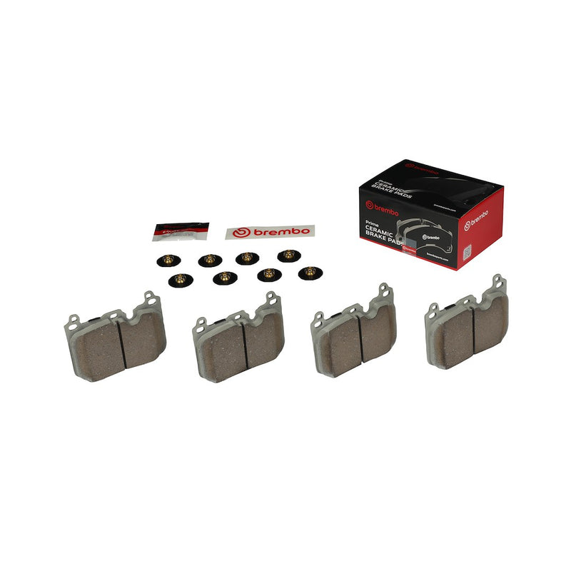 Brembo Premium Low-Met OE Equivalent Pad Brake Pad P06097N - Disc Set