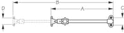 SEA DOG Made In USA Boat Hatch Lift Support 321291-1 - Stainless Adjuster 11
