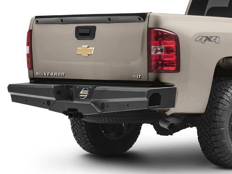 Steelcraft Accommodates Parking Sensors Bumper 65-20400 - 07-13 Chevy Silverado Fine Texture