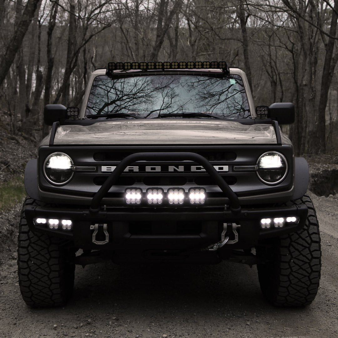 Vision X Limited Lifetime Warranty Driving/ Fog Light Dura2-DL9Cbkit - White 9-LED 60-20 Combo Beam Drl