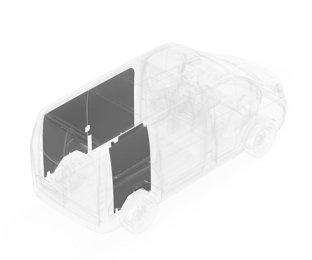 Legend Fleet Lightweight And Precision-Cut Van Wall Liner 734-114-2614.MR - Wallinrtrans130WBMR