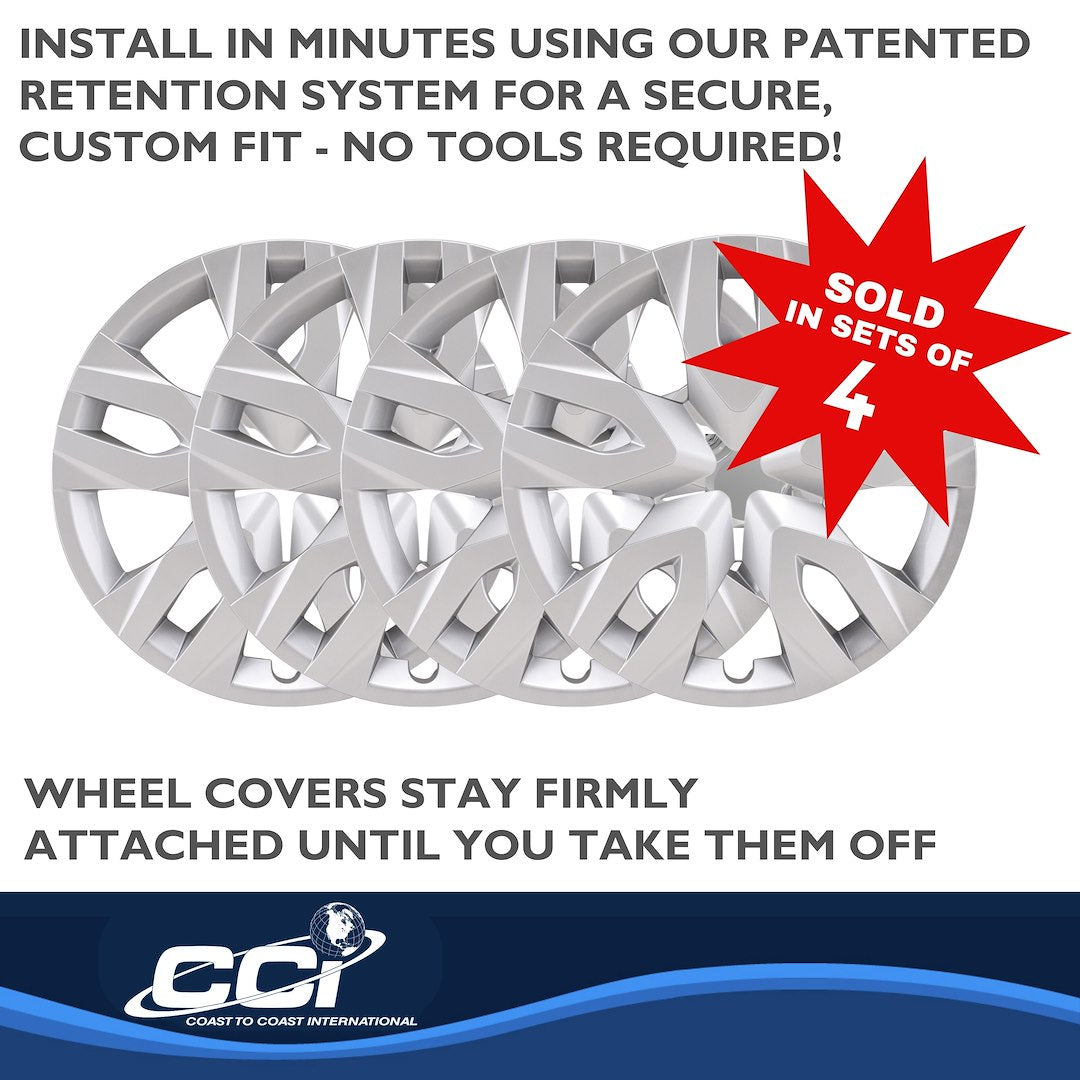Coast2Coast Limited Lifetime Warranty Wheel Cover IWC55617S - Black WC 21-25 Cross GL 17 Dbl SP