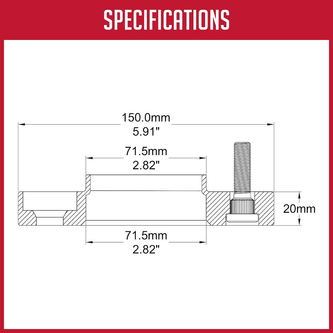 Revolution 5115-5115H-AA Wheel Adapter