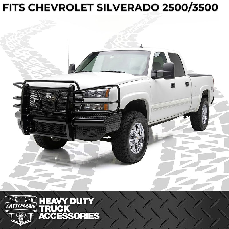 Cattleman Two Vertical Center Protection Bars Bumper 2111P - Front Replacement