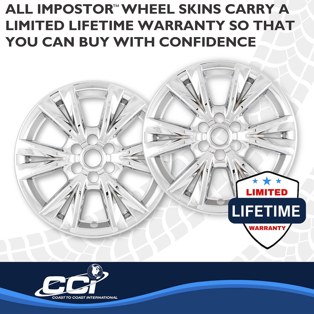 Coast2Coast Limited Lifetime Warranty Wheel Skin IMP518X - Chrome WS 20-25 XT5 Finish 18