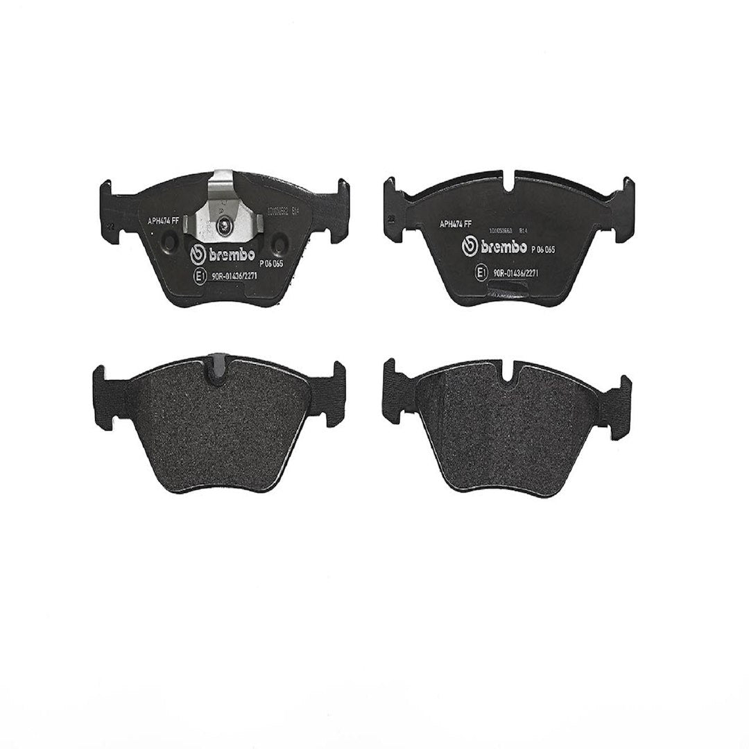 Brembo Premium Low-Met OE Equivalent Pad Brake Pad P06065 - Disc Set