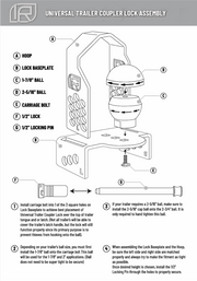 Infiniterule 61118-BX Trailer Hitch Lock