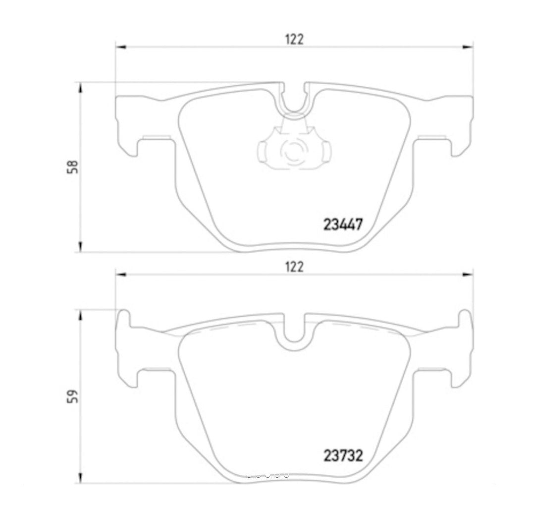 Hella Maximum Durability And Comfort Brake Pad 355013941 - Disc