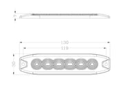 Racesport LT RS3020CSP Warning Light - White