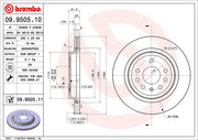 Brembo 09950511C02 Brake Rotor