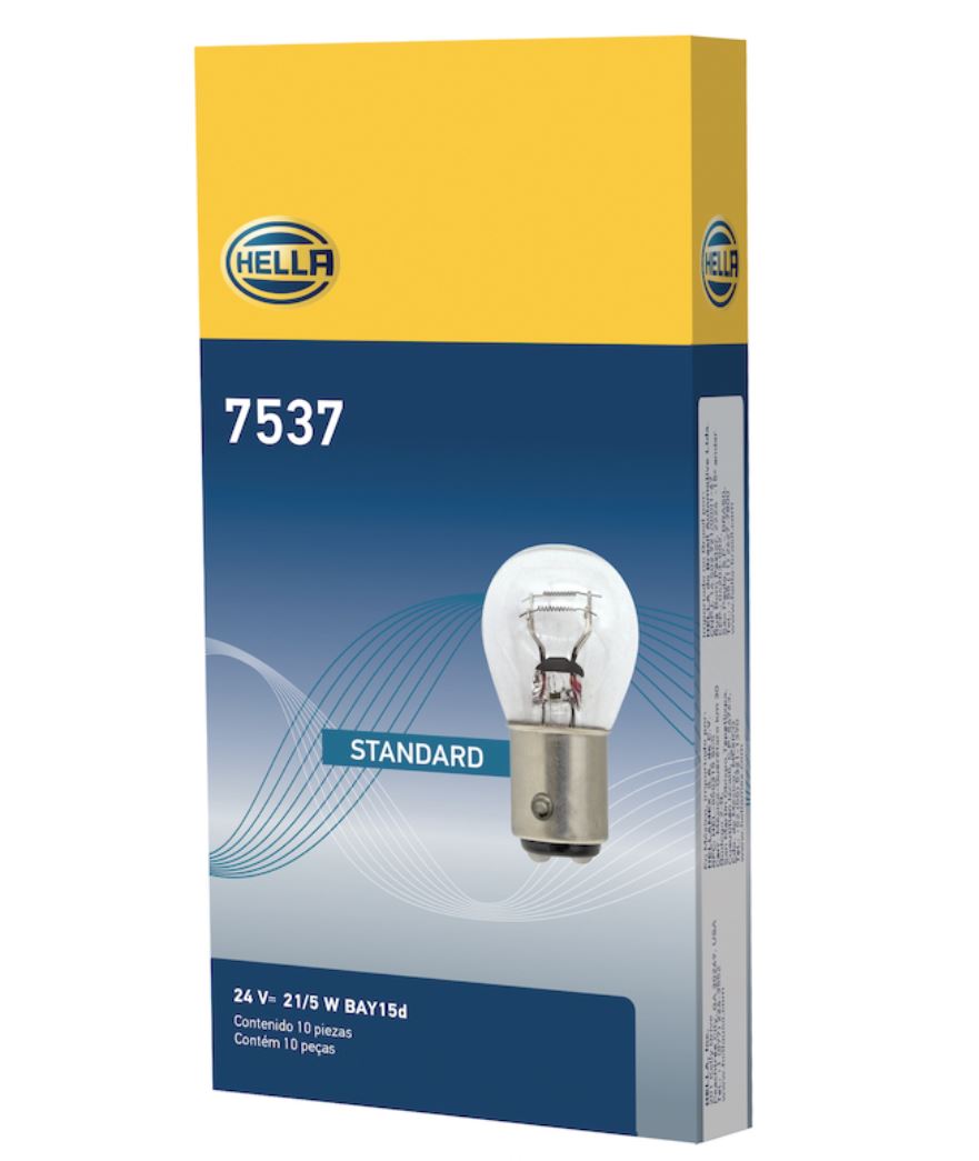 Hella Simple Fit For Easy Installation Multi Purpose Light Bulb 7537 - 1034-24 24V 21 5W BA