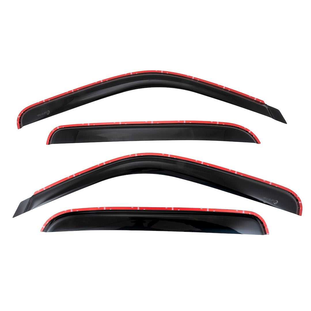 Trailfx Limited Lifetime Warranty Rainguard 4355IC - Smoke Tfx Inchannel Wndw Vents 4PC