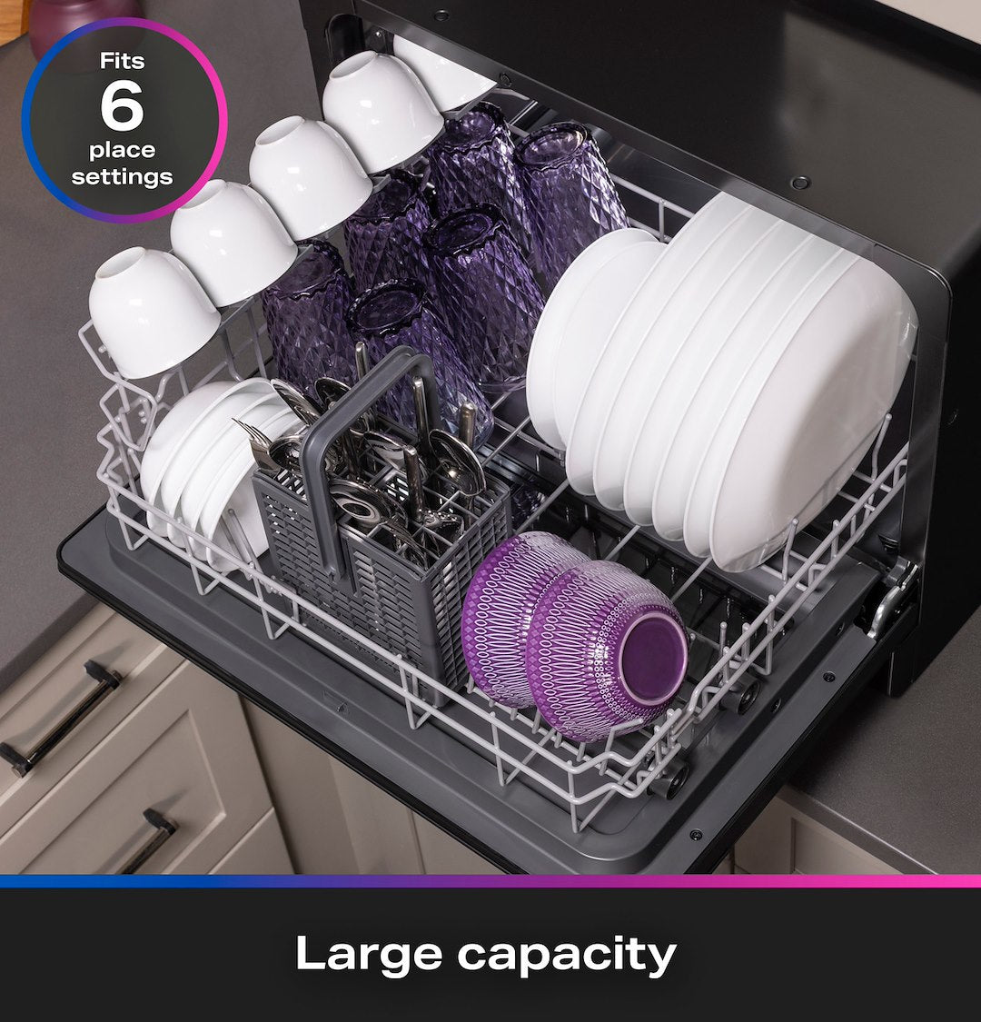 GE Appliance Built-In Wi-Fi Powered By SmartHQ™ Dishwasher PZF560HGWBB - Profile Energy Star Smart Comp