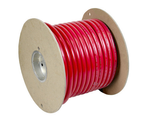 Pacer No Supplier Warranty Battery Cable WUL2/0RD-100 - UL RD TC Wire 100FT RL