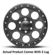 M.T. Wheel Modern Low Profile Cap Design 274463 - 17X9 5X5.5 4.53 MT Classic Pro Blac