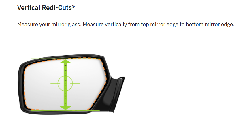 Burco Mirror Smooth Edges For Safety Exterior Mirror Glass 6142H - Mirror Side View Heated