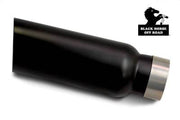 Black Horse Rust And Corrosion Proof Material Exhaust Tail Pipe Tip MT-RR03BK - Universal Muffler TIP-Muffler