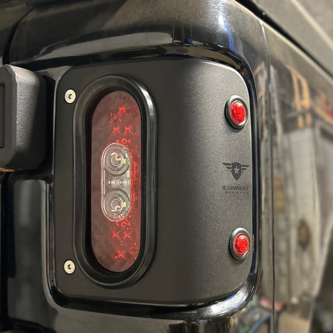 Combat Offrd Limited Lifetime Warranty Tail Light Assembly 25-1050 - Jeep JL JLU Gunner Led LI