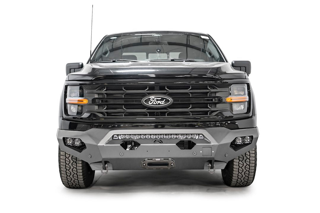 FAB Fours Slim High And Tight Design Bumper FF24-X6551-1 - 2024 Ford F150 Matrix Front
