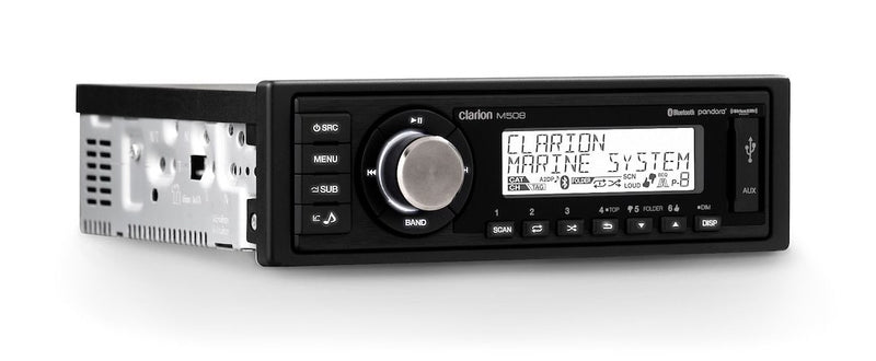 Clarion Bluetooth® Music Streaming Radio 010-03195-00 - Digital Media Receiver Standard Din