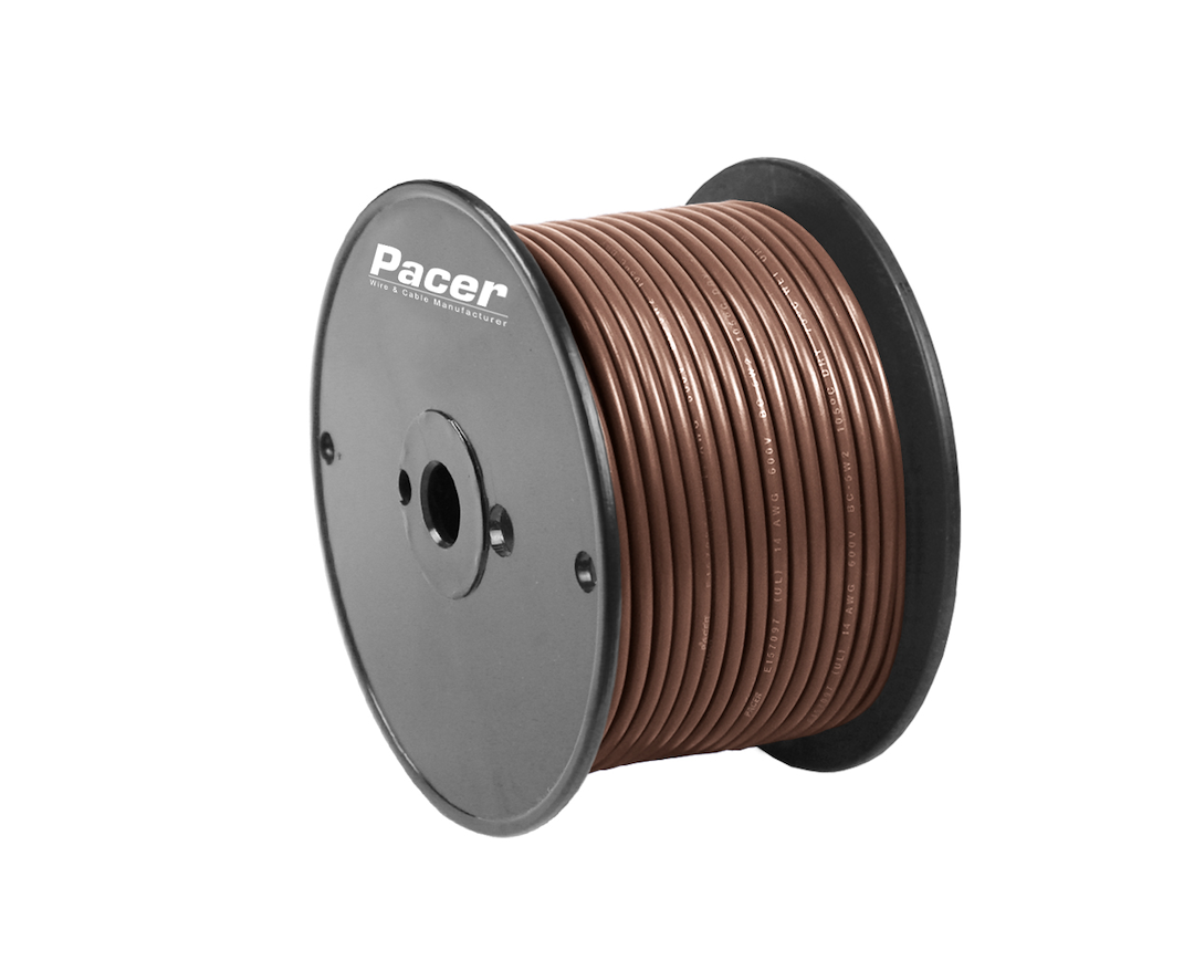 Pacer No Supplier Warranty Primary Wire WUL14BR-100 - 14 Awg UL BR TC 100FT RL