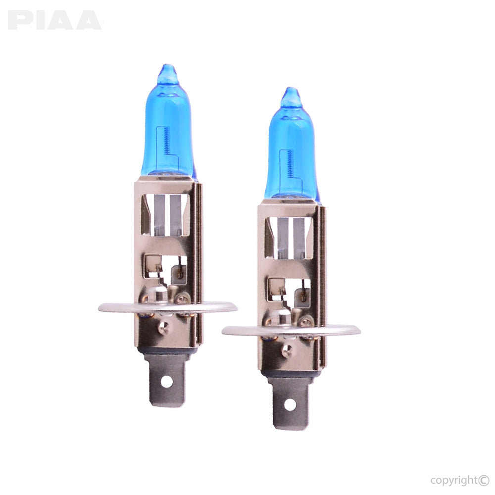 Valeo Heat Resistant Quartz Glass Headlight Bulb 25-10601 - Piaa Hyper Arros 5000K 5000K H1 X2