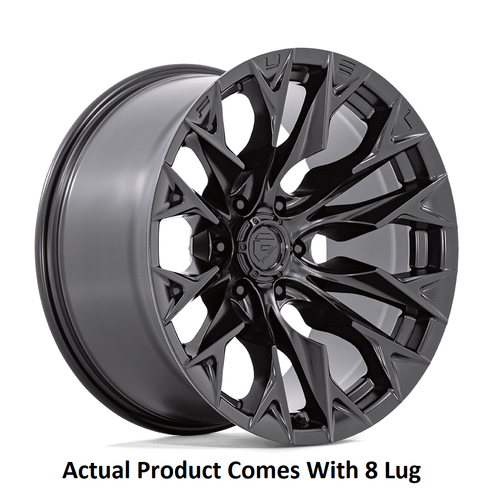 Fuel Offroad With Fuel Logo Center Cap Wheel D80420901857 - Black D804 20X9 8X180 Black-OUT 20MM