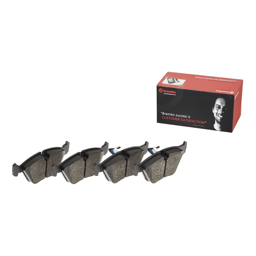 Brembo Premium Low-Met OE Equivalent Pad Brake Pad P06042 - Disc Set