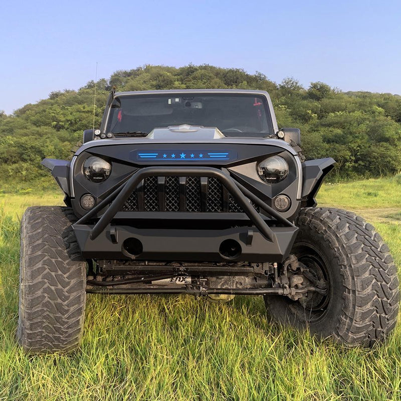 American MOD American Modified Unique Design Grille Amjpaa00116 - Blue Gladiator Star