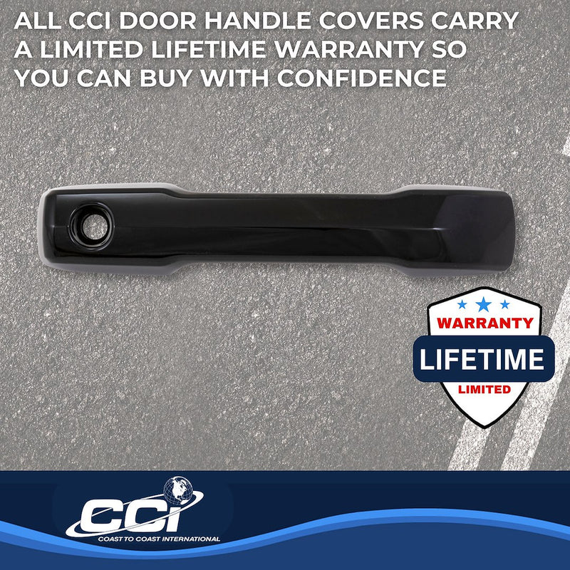 Coast2Coast Limited Lifetime Warranty Exterior Door Handle Cover DH68593BBK - Black DH 22-25 Tundra 4DR GL WO Pskh