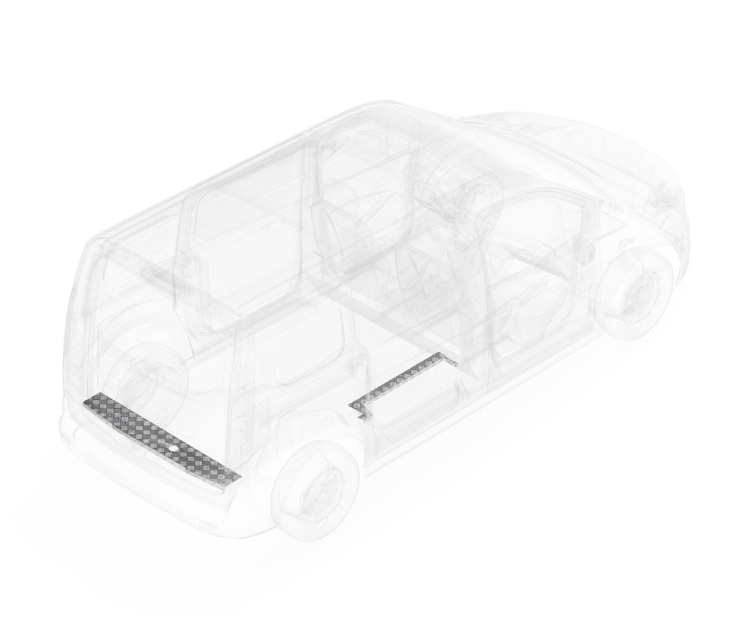 Legend Fleet Limited Lifetime Warranty Door Sill Protector 729-151-1010 - Plate Set Transit Connect Lwb
