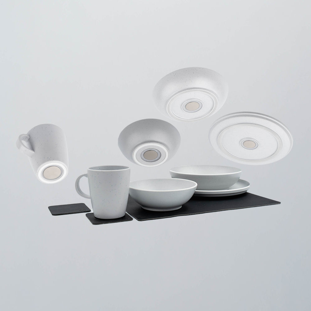 Silwy Magnet Made In Germany Dish Set SYBR-KGS-11-LG - White Tableware