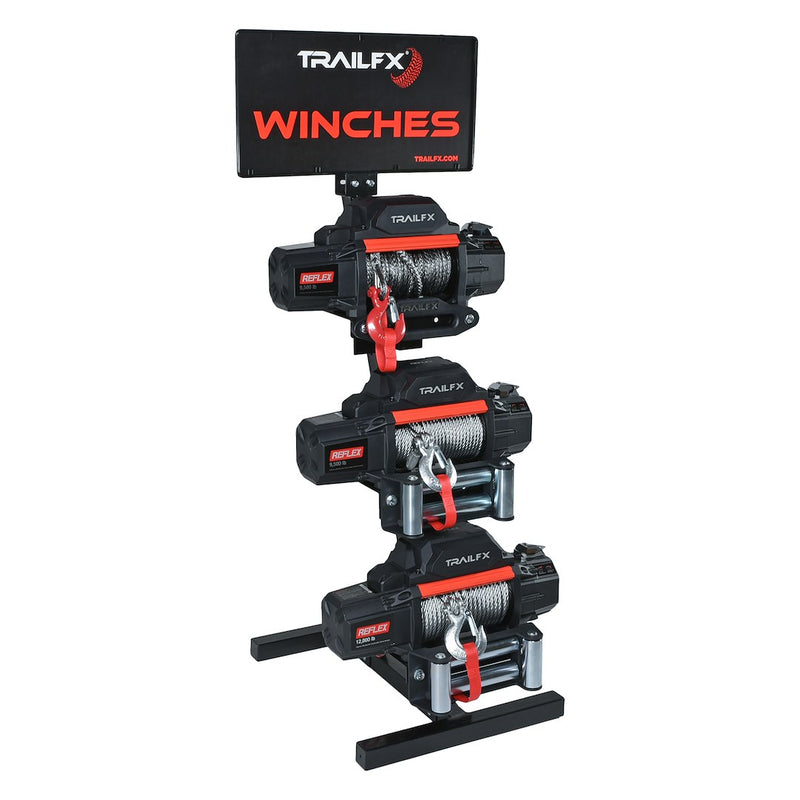 Trailfx Drilling Not Required Point Of Purchase Display WA013 - Tfx Winch Rack