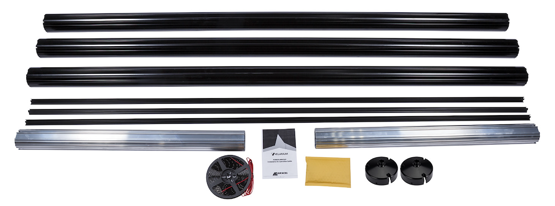 Velarium No Supplier Warranty Awning Roller VET014W - Black 14 CUT-TO-FIT Powder Coated