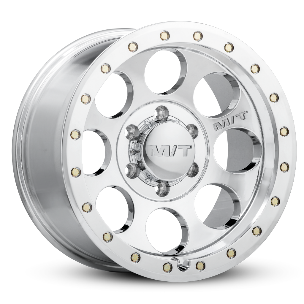M.T. Wheel Modern Low Profile Cap Design 274583 - 18X9 6X5.5 MT Classic Pro Polishe
